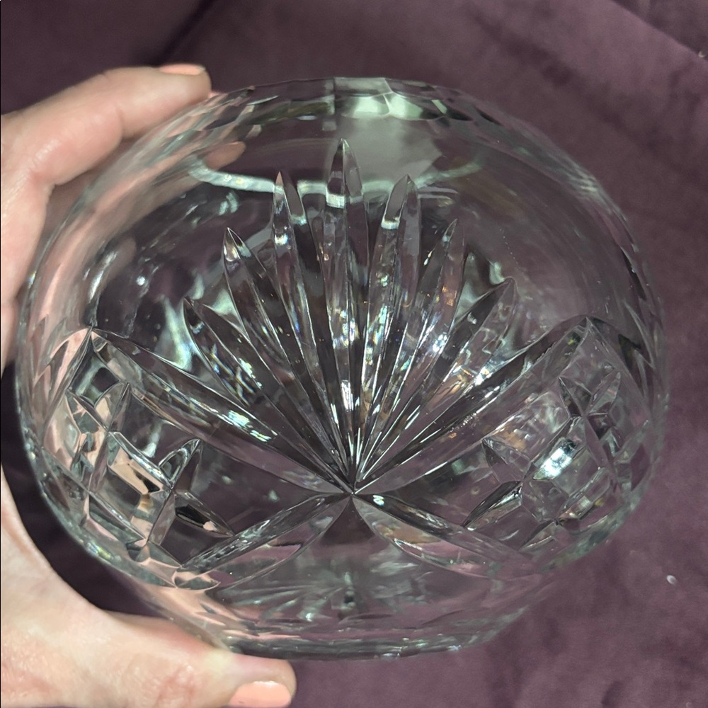 1980’s Rogaska Clear Cut Crystal Glass Decorative Bowl - Picture 5 of 8